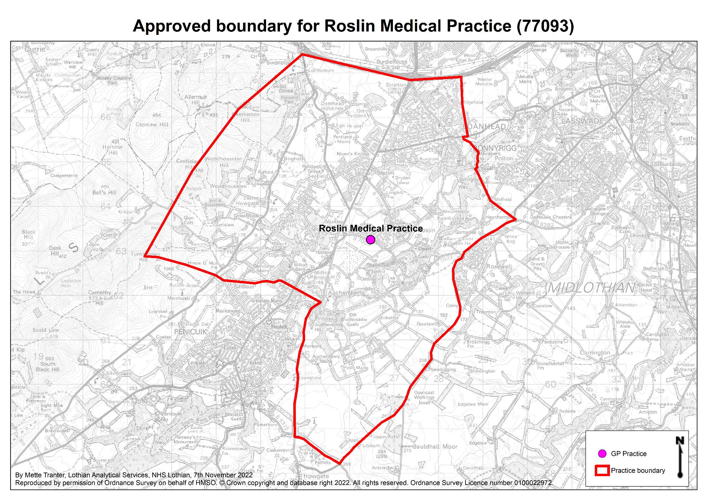 Roslin boundary